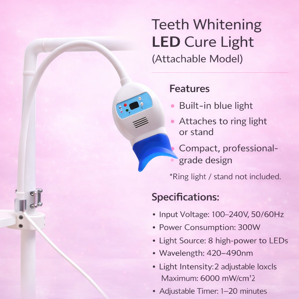 Professional Teeth Whitening Deluxe Kit – Light System Options | House of Cash