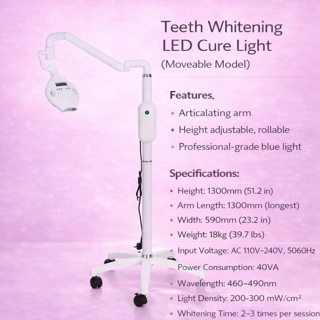 Professional Teeth Whitening Deluxe Kit – Light System Options | House of Cash