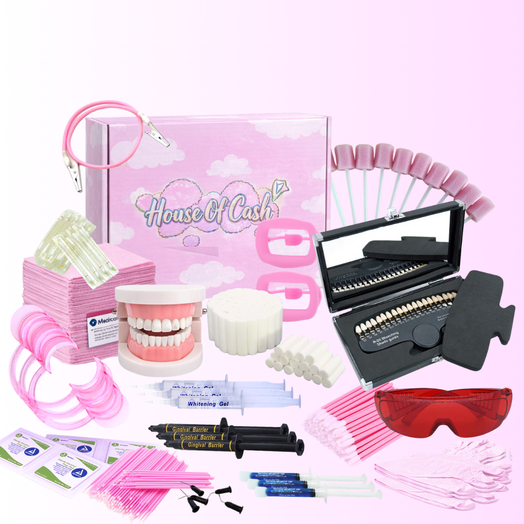 Professional Teeth Whitening Deluxe Kit – Light System Options | House of Cash