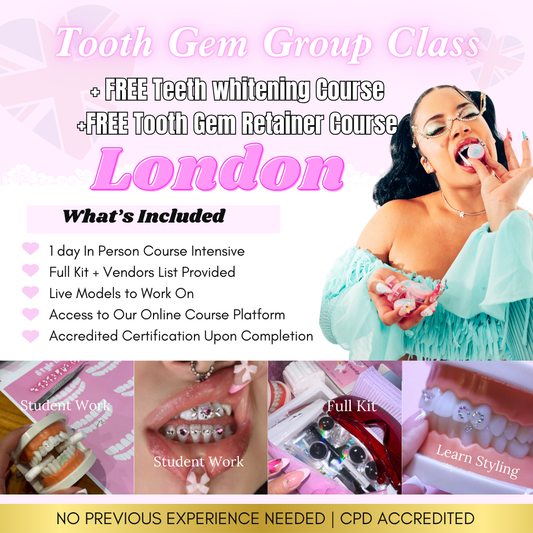 London Tooth Gem Certification - March 14 | Small Group In-Person Training