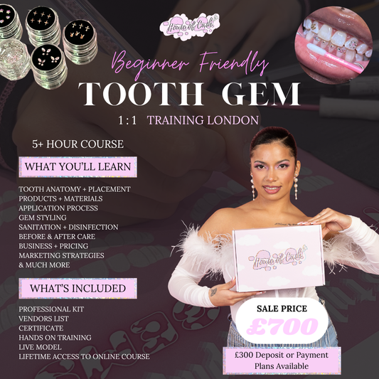 1:1 Tooth Gem Training Course in London | Accredited CPD Certification + Professional Kit