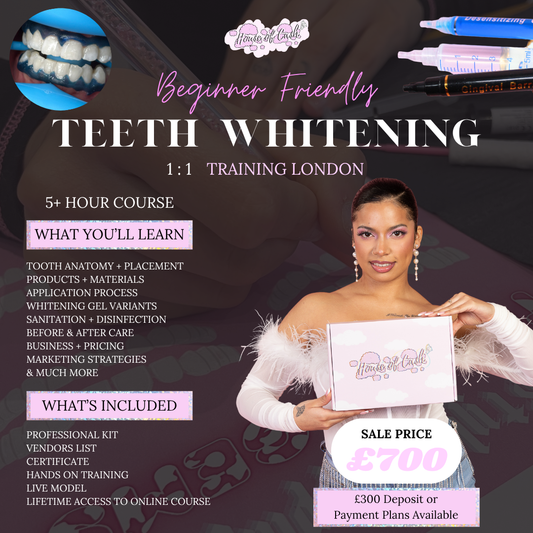 1 on 1 Teeth Whitening Course - London UK