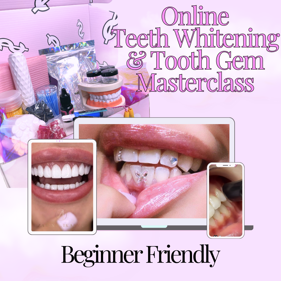 Online Tooth Gem & Teeth Whitening Certification Bundle – Professional Training & Kit Options | House of Cash